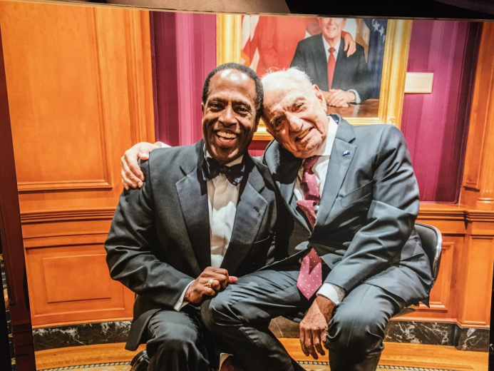 Michal with Frank Gehry